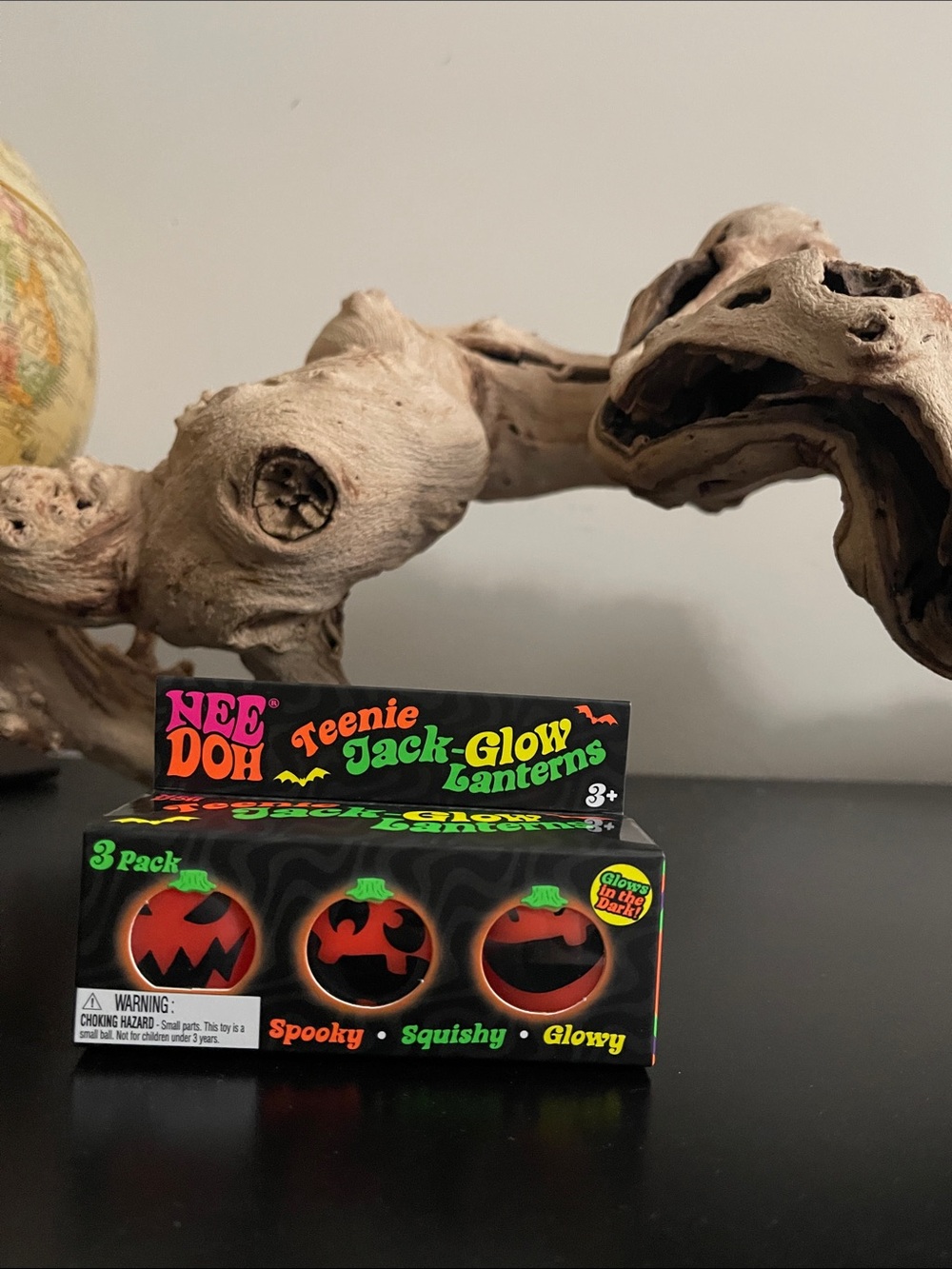 Schylling NeeDoh Teenie Jack-Glow Lanterns 3-Pack NEW